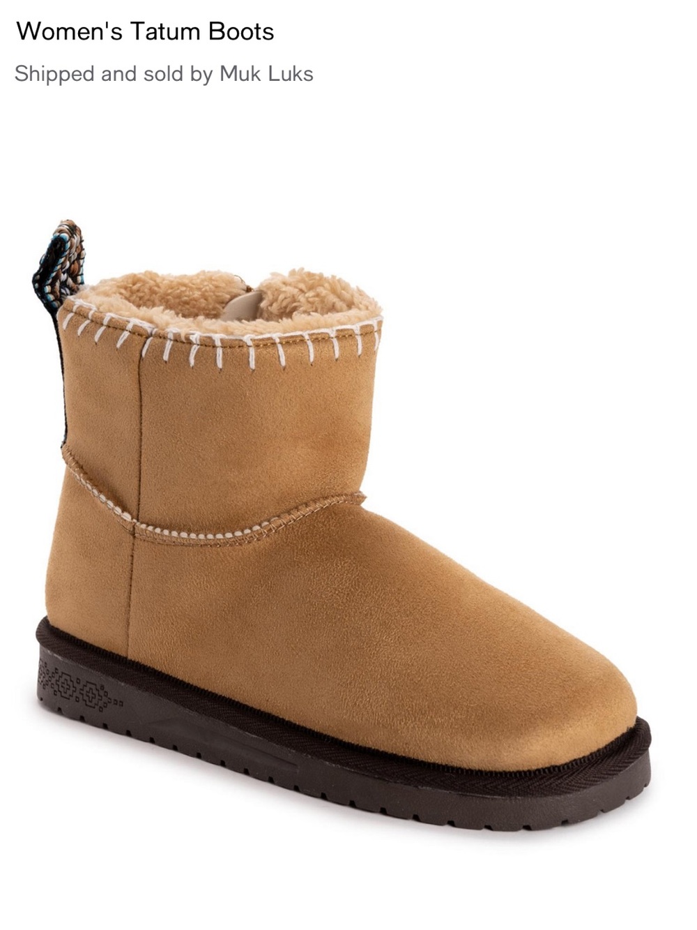 Muk luks truvie faux suede boots